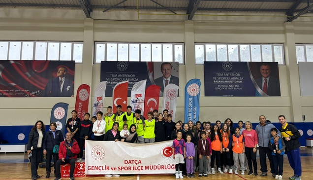 Datça'da 27 Aralık Büyük Atatürk Yol Koşusu tamamlandı