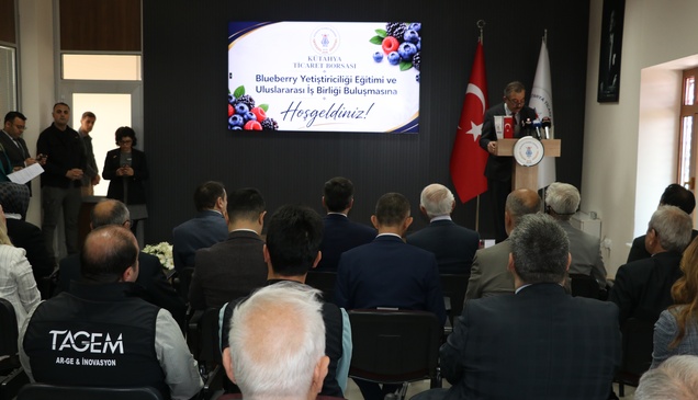 Hollandalı uzmanlar Kütahya'da üreticilere "yaban mersini yetiştiriciliği" eğitimi verdi